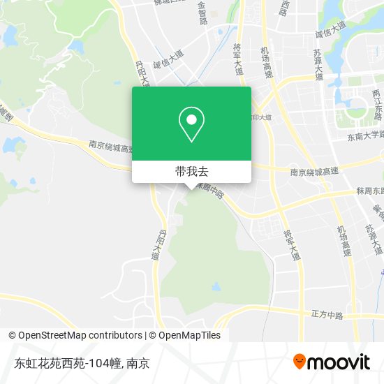 东虹花苑西苑-104幢地图