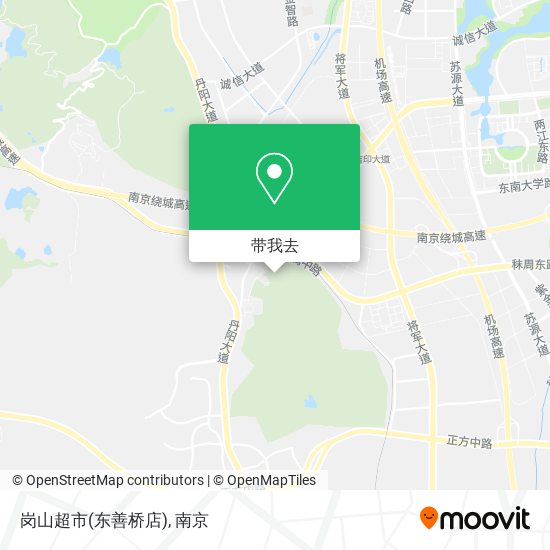 岗山超市(东善桥店)地图