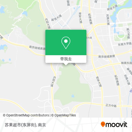 苏果超市(东屏街)地图