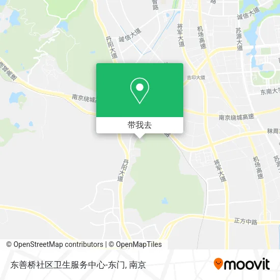 东善桥社区卫生服务中心-东门地图