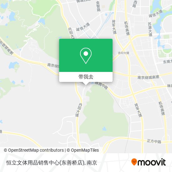 恒立文体用品销售中心(东善桥店)地图