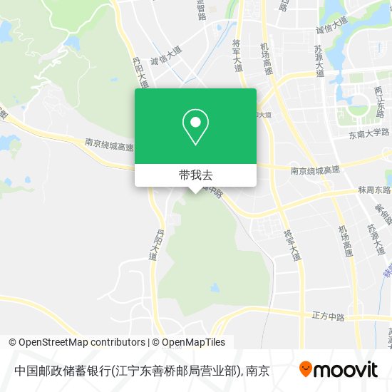 中国邮政储蓄银行(江宁东善桥邮局营业部)地图