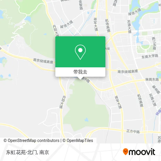 东虹花苑-北门地图