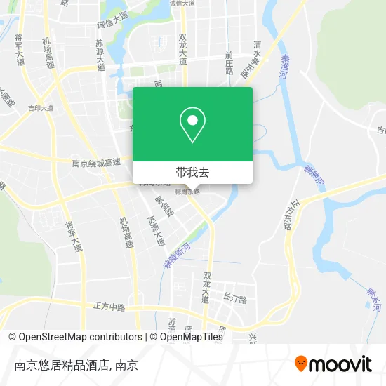 南京悠居精品酒店地图