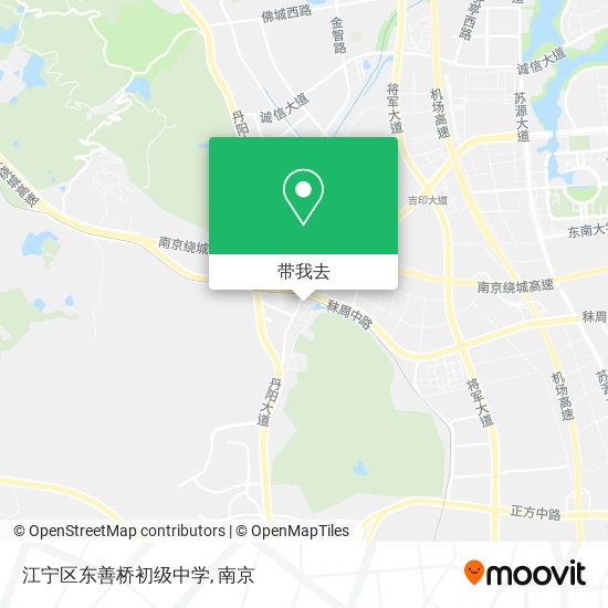 江宁区东善桥初级中学地图
