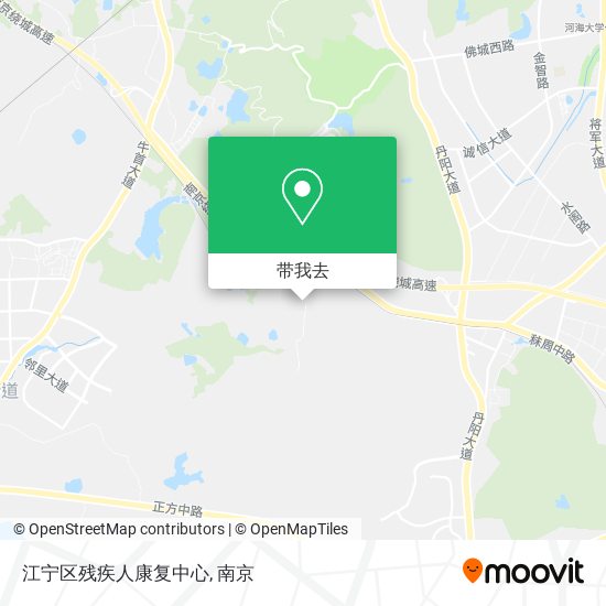 江宁区残疾人康复中心地图