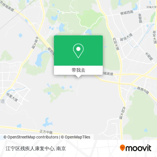 江宁区残疾人康复中心地图