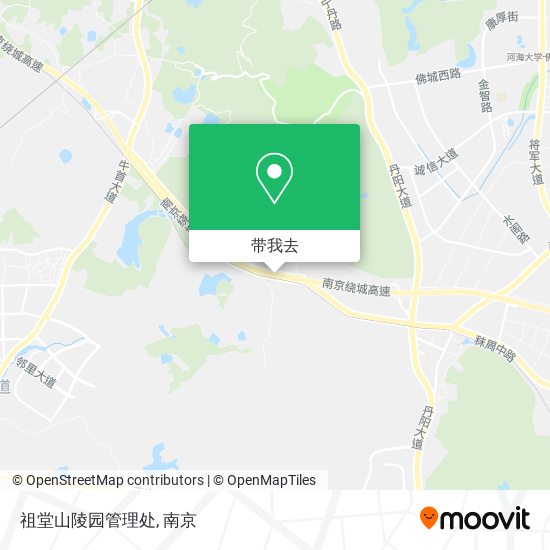 祖堂山陵园管理处地图