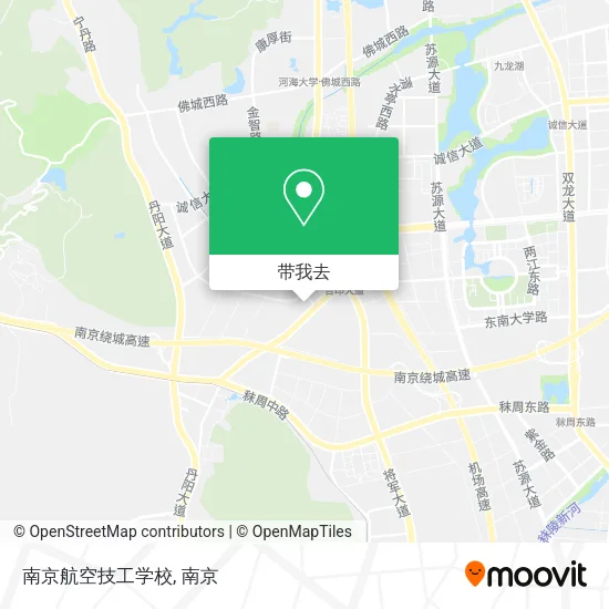南京航空技工学校地图
