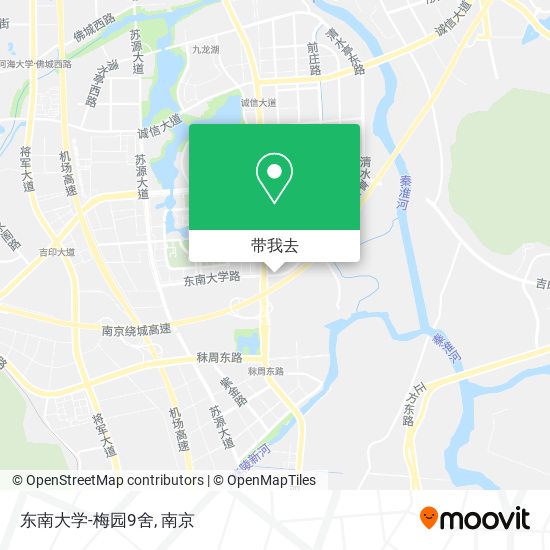 东南大学-梅园9舍地图