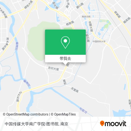 中国传媒大学南广学院-图书馆地图