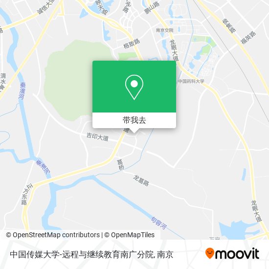 中国传媒大学-远程与继续教育南广分院地图