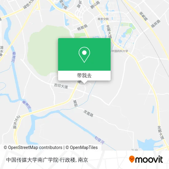中国传媒大学南广学院-行政楼地图