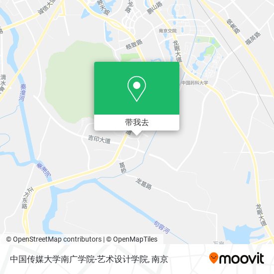 中国传媒大学南广学院-艺术设计学院地图