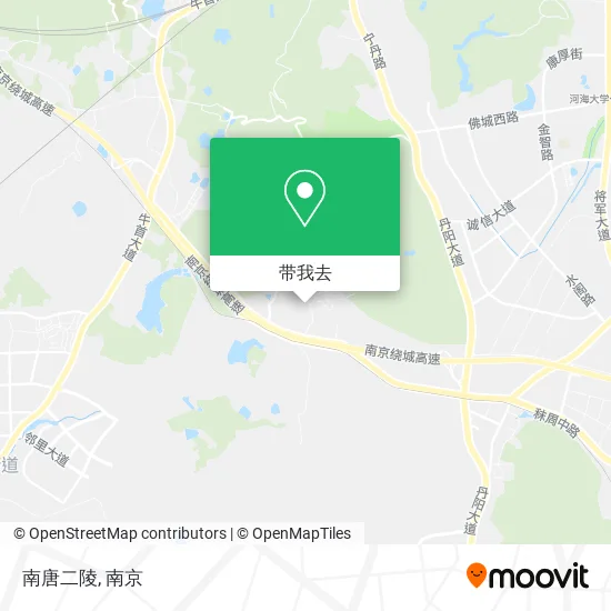 南唐二陵地图