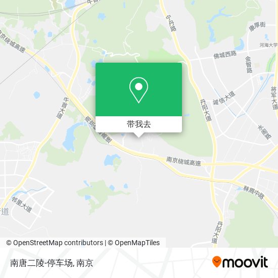 南唐二陵-停车场地图