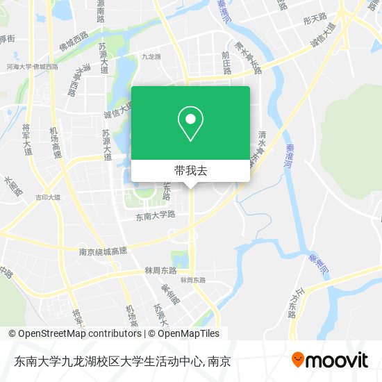 东南大学九龙湖校区大学生活动中心地图