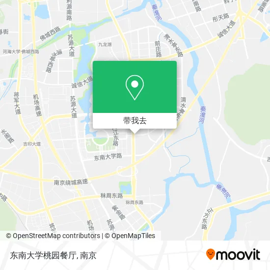 东南大学桃园餐厅地图