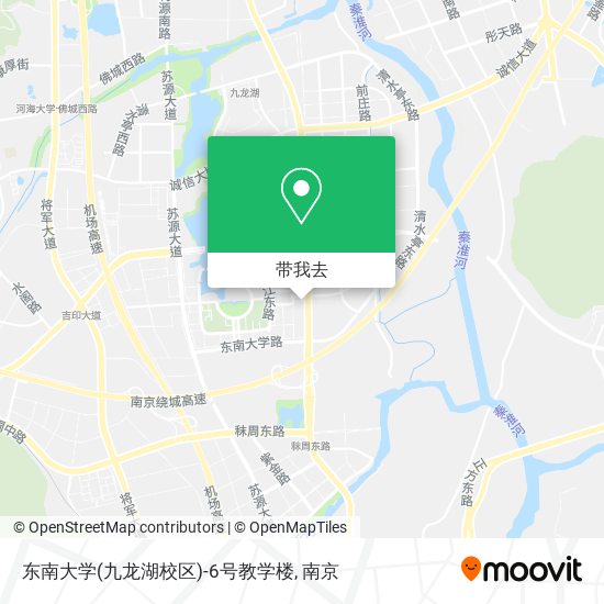 东南大学(九龙湖校区)-6号教学楼地图