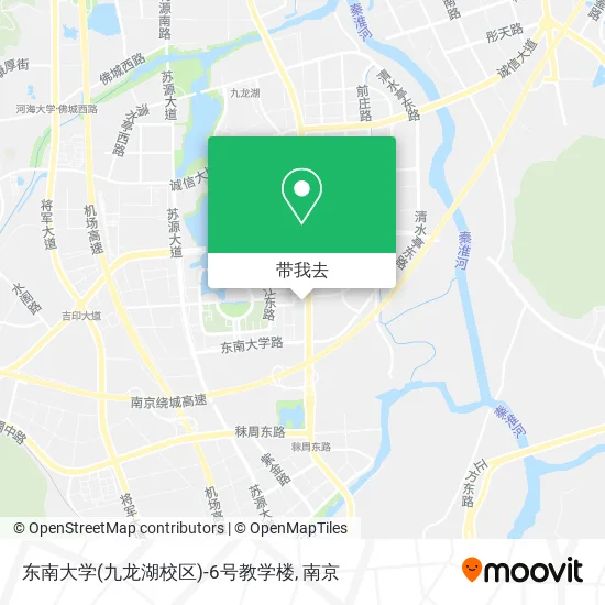 东南大学(九龙湖校区)-6号教学楼地图