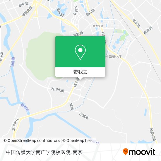 中国传媒大学南广学院校医院地图