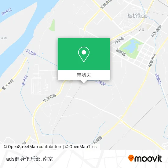 ads健身俱乐部地图