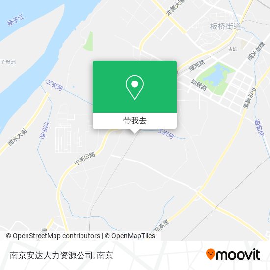 南京安达人力资源公司地图