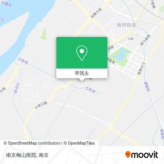 南京梅山医院地图