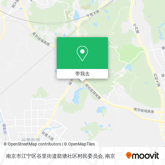 南京市江宁区谷里街道箭塘社区村民委员会地图