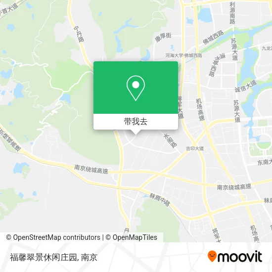 福馨翠景休闲庄园地图