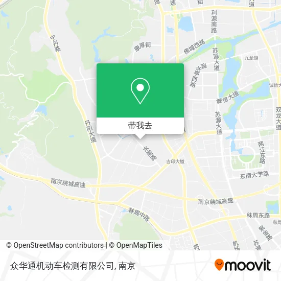 众华通机动车检测有限公司地图