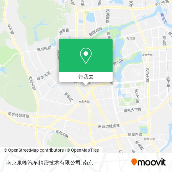 南京泉峰汽车精密技术有限公司地图