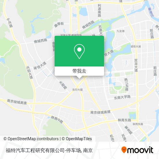 福特汽车工程研究有限公司-停车场地图
