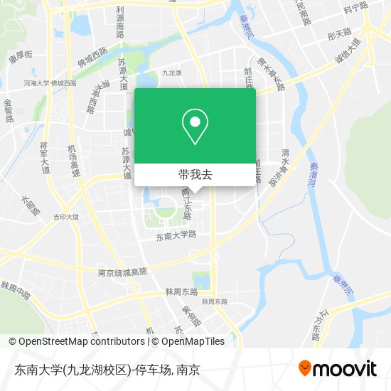 东南大学(九龙湖校区)-停车场地图