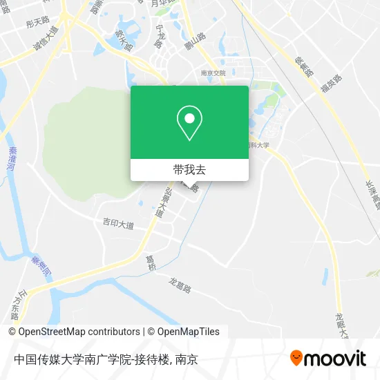 中国传媒大学南广学院-接待楼地图