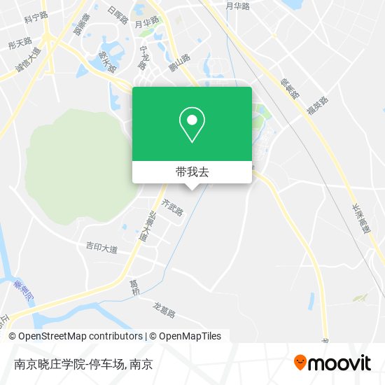 南京晓庄学院-停车场地图