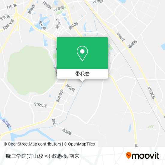 晓庄学院(方山校区)-叔愚楼地图