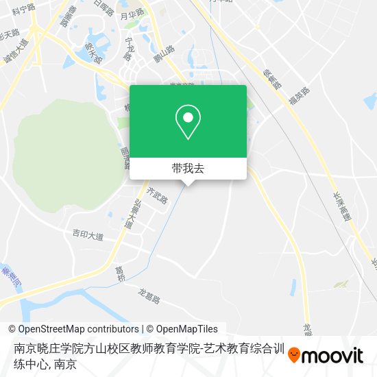 南京晓庄学院方山校区教师教育学院-艺术教育综合训练中心地图