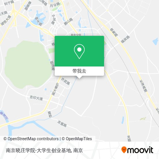 南京晓庄学院-大学生创业基地地图