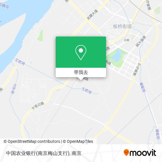 中国农业银行(南京梅山支行)地图