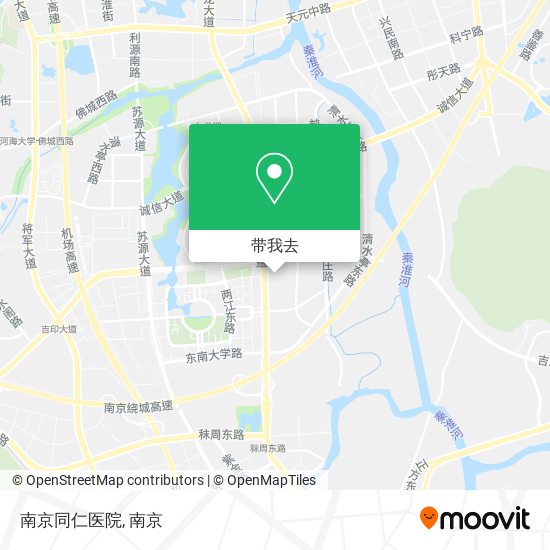 南京同仁医院地图