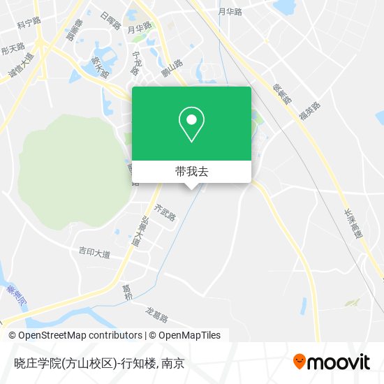 晓庄学院(方山校区)-行知楼地图