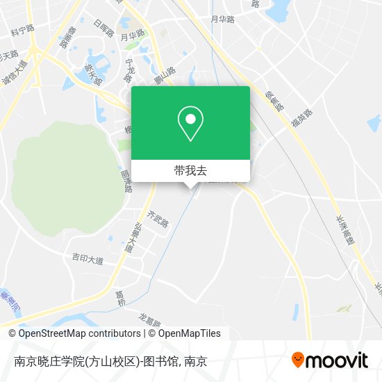 南京晓庄学院(方山校区)-图书馆地图