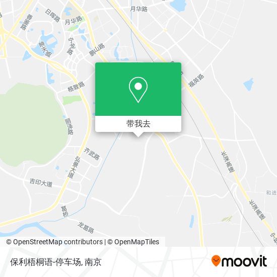 保利梧桐语-停车场地图