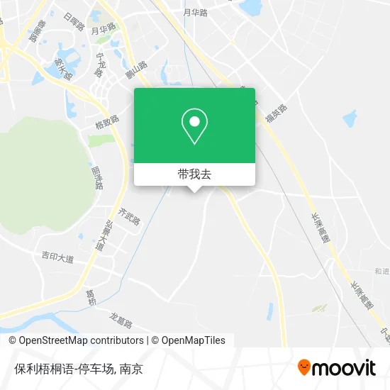 保利梧桐语-停车场地图