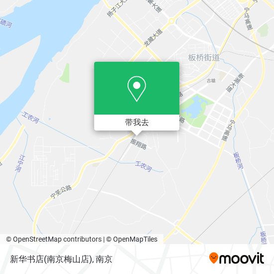 新华书店(南京梅山店)地图