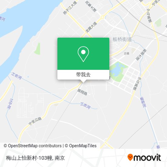 梅山上怡新村-103幢地图
