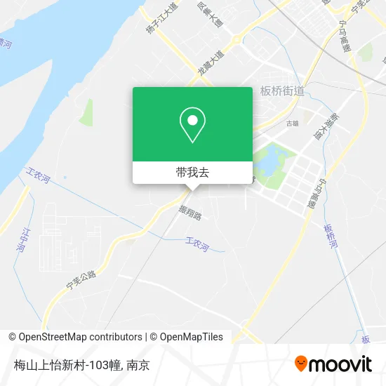 梅山上怡新村-103幢地图