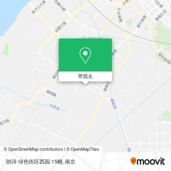 朗诗·绿色街区西园-15幢地图