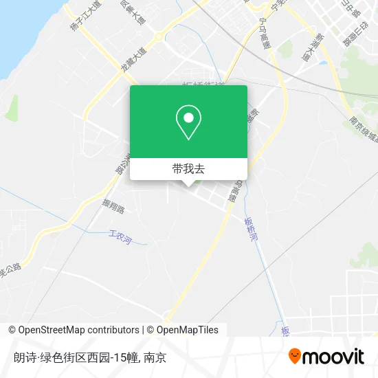 朗诗·绿色街区西园-15幢地图
